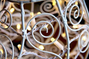 Уличная световая фигура Медведь Серия Ажур