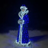 Световая уличная фигура Снегурочка Серия Мишура