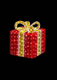 Световая композиция Новогодний Подарок 100 см