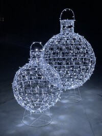 Светодиодный новогодний Шар D 120 Серия Ажур