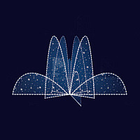 Светодиодный фонтан Водопад