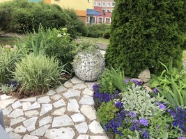 Садовая фигура Габион "Шар" D-60см.