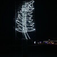 Световое панно -консоль Елочка 3м