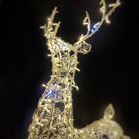 Световая уличная фигура Олень 1.9 м Серия Ажур 220 В