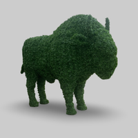 Топиарная световая фигура Зубр