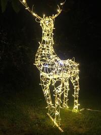 Световая уличная фигура Олень 2,8 м Серия Каркас