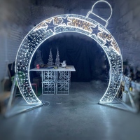 Световая арка Елочная игрушка 2D